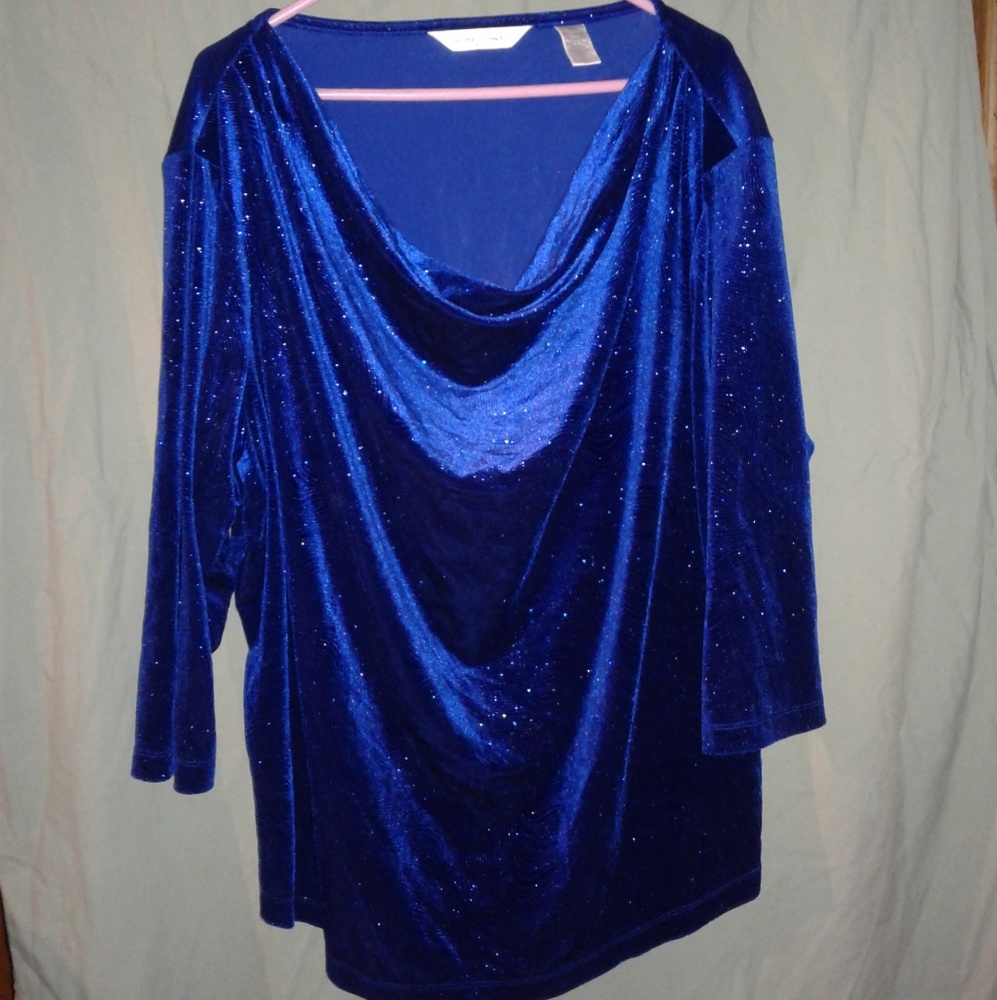 3X Drapers & Damon's velvet tunic